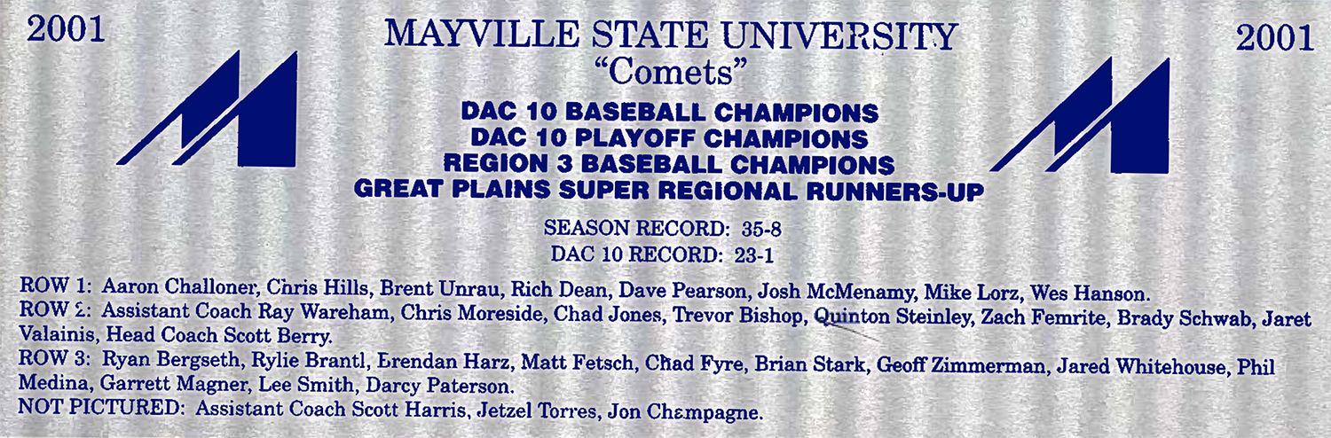 2001 baseball team plaque cutline.png