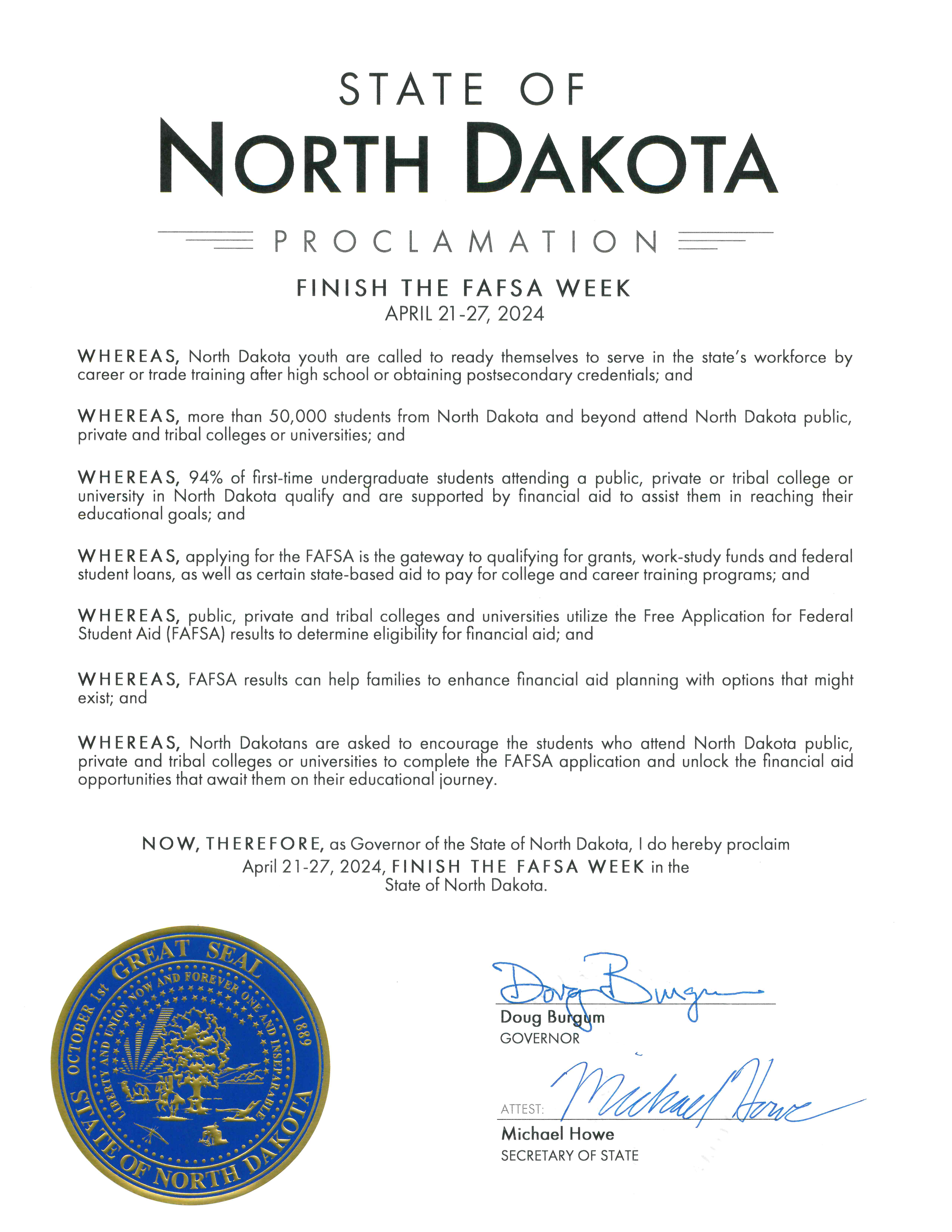 Finish the FAFSA Week - 2024 - Proclamation.jpg