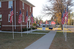 A view of the Larson Center, taken from the north side of the building.